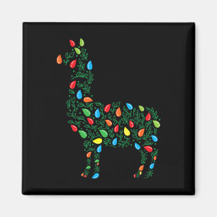 Llama Kerstlichtjes Robuuste Dierenliefhebber Alpa Magneet