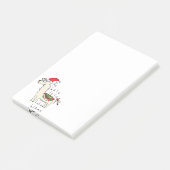Llama Kerstmis Kinderen Schattig Grappig Post-it® Notes (Schuin)
