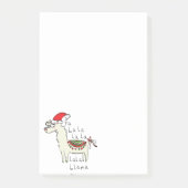 Llama Kerstmis Kinderen Schattig Grappig Post-it® Notes (Voorkant)
