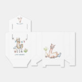 Llama Kids Birthday Party Bedankdoosjes (Uitgevouwen)