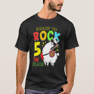 Llama klaar om vijfde klas 5e eerste schooldag te t-shirt