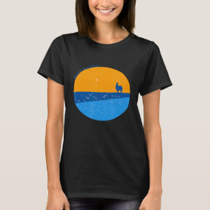 Llama kleding Andes Landschap Originele Kunst T-shirt