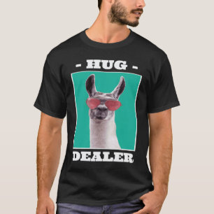 Llama Knuffel Dealer Llama Zonnebril Dier Lama T-shirt