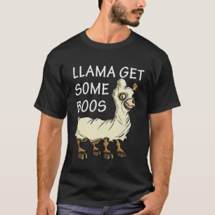 Llama Krijg Een Beetje Boe Llama Halloween Kostuum T-shirt