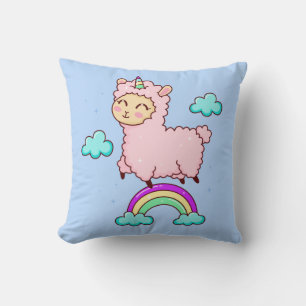 Llama lance oreiller