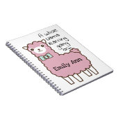 Llama-leerprijsopgave Notitieboek (Rechterzijde)