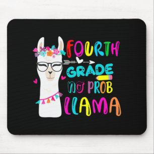 Llama-leraar in de vierde klas muismat