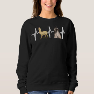 Llama Lhasa Apsos Hartslag Hond Trui