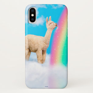 Llama Licking Rainbow iPhone X Hoesje