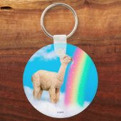 Llama Licking Rainbow Sleutelhanger (Voorkant)