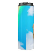 Llama Licking Rainbow Thermosbeker (Achterkant)