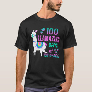 LLAMA-liefhebbers 100 LLAMAVERRASSENDE dagen van g T-shirt