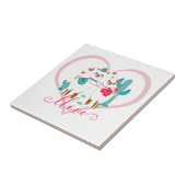 Llama Llove Tegeltje (Zijkant)