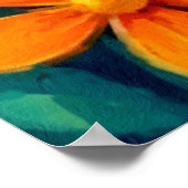 Llama Love in Bloom Poster (Hoek)