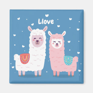 Llama Love Magneet