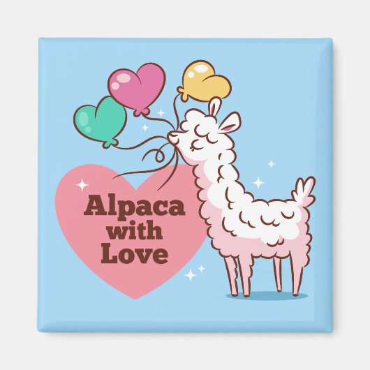 Llama Love Magneet (Voorkant)