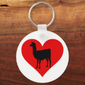 Llama Love Sleutelhanger (Voorkant)