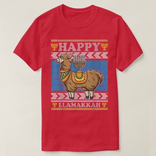 Llama Lover laide doux de Noël Sweat Drôle Juif Ha (Design devant)