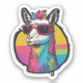 Llama Lovers Unite Achetez notre Sticker (Recto)