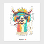 Llama Lovers Unite Achetez notre Sticker (Feuille)