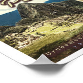 LLAMA - MACHU PICCHU PERU POSTER (Hoek)