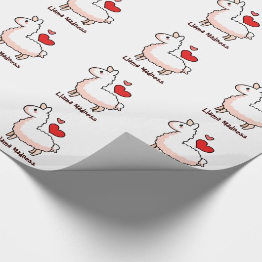 Llama Madness Cadeaupapier (Hoek)