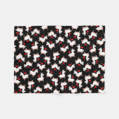 Llama Madness Fleece Deken (Voorkant (Horizontaal))