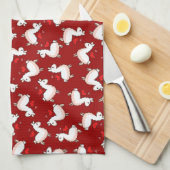Llama Madness Theedoek (Quarter Fold)
