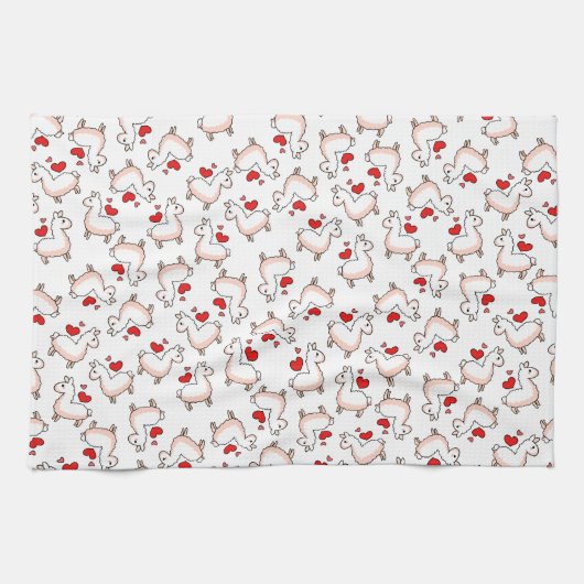 Llama Madness Theedoek (Horizontaal)