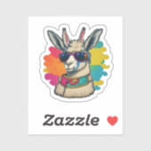 Llama Magic Découvrez Nos Sticker Designs Uniques (Feuille)