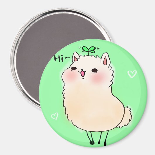 Llama Magnet (Recto/Verso)