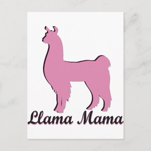 Llama Mama Briefkaart (Voorkant)