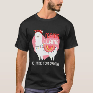 Llama Mama Llama En Hart T-shirt
