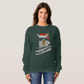 Llama Mama Ugly KerstSweater Funny Sweatshirt (Voorkant volledig)