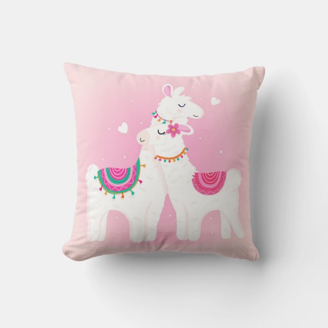 llama mamma kussen (Voorkant)