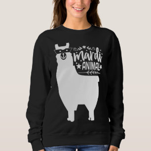 Llama Mardi Gras Mardi Animal Funny Alpaca Carniva Trui