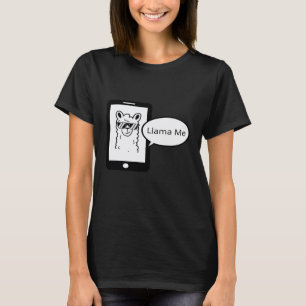 Llama Me Schattig Spaanse Taal Latino Humor Llam T-shirt