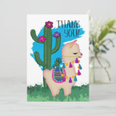 Llama Merci | Ajouter votre texte (Debout devant)