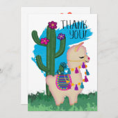 Llama Merci | Ajouter votre texte (Devant / Derrière)