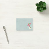 Llama met een kerstkop en een zonnebril post-it® notes (Kantoor)