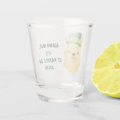 Llama Mia St Paddy's Day Shot Glas (Achterkant)