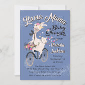 llama Momma invitation à la douche bébé (Devant)