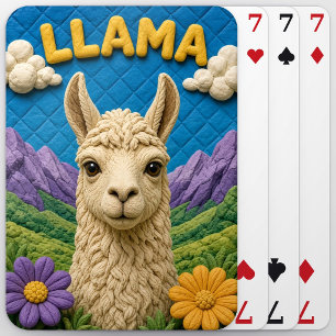Llama Mountain Valley Modern KlayKoo Pokerkaarten
