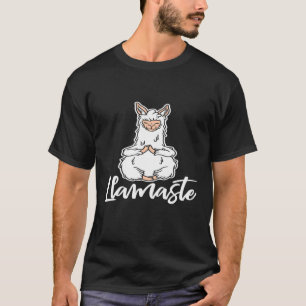 Llama Namaste Llamaste Yoga Chakra Meditation Yogi T-shirt