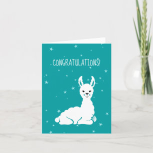Llama New Baby feliciteert kaarten