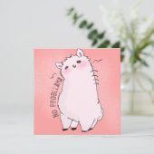 Llama Notitiekaart (Staand voorkant)