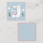 Llama Notitiekaartje (Voorkant / Achterkant)