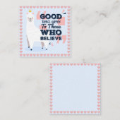 Llama Notitiekaartje (Voorkant / Achterkant)