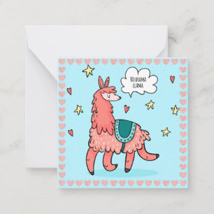 Llama Notitiekaartje