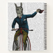 Llama op Bike Notitieboek (Achterkant)